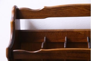 アンティーク雑貨　中古　カリモク　シックな空間にも馴染むスリッパラック