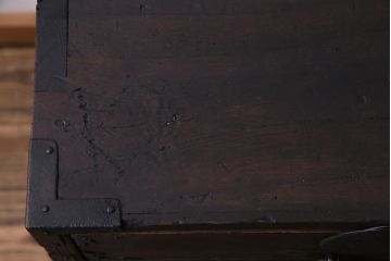 アンティーク家具　和製アンティーク　明治大正期　総桐材　味わいと渋さが格好良い関東帳場箪笥(時代箪笥、和タンス、桐箪笥、桐たんす)