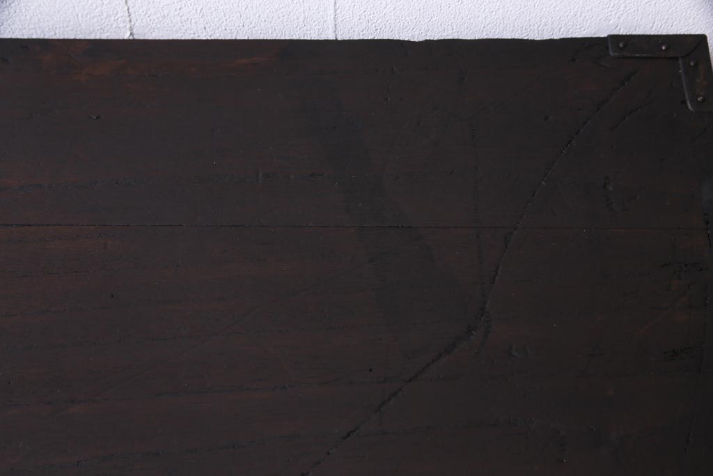 アンティーク家具　和製アンティーク　明治大正期　総桐材　味わいと渋さが格好良い関東帳場箪笥(時代箪笥、和タンス、桐箪笥、桐たんす)