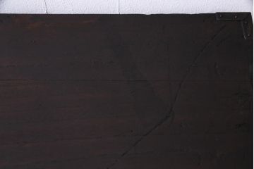 アンティーク家具　和製アンティーク　明治大正期　総桐材　味わいと渋さが格好良い関東帳場箪笥(時代箪笥、和タンス、桐箪笥、桐たんす)