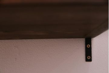 ラフジュ工房オリジナル　建具リメイク　シンプルな中に渋さのある壁掛け戸棚(ウォールシェルフ、吊り戸棚)(1)