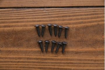 ラフジュ工房オリジナル　建具リメイク　シンプルな中に渋さのある壁掛け戸棚(ウォールシェルフ、吊り戸棚)(2)