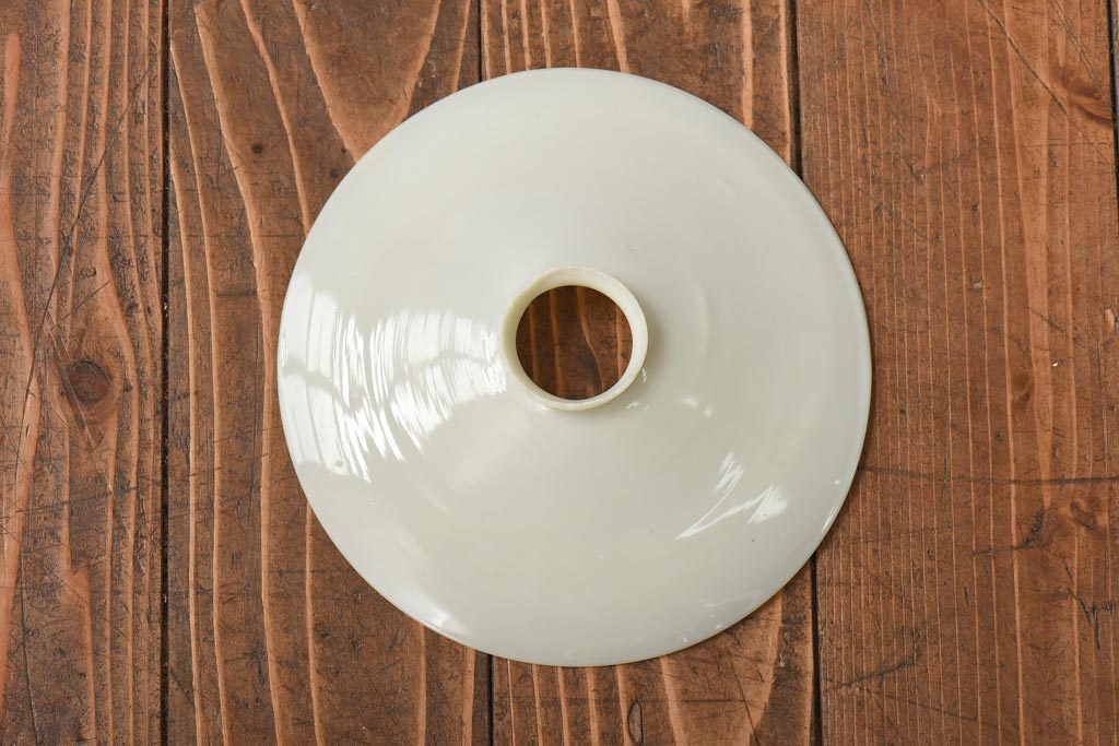 戦前　和製アンティーク　レトロな趣あふれる昔ながらの平笠ペンダントライト(天井照明、吊り下げ照明)