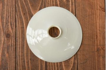 戦前　和製アンティーク　レトロな趣あふれる昔ながらの平笠ペンダントライト(天井照明、吊り下げ照明)