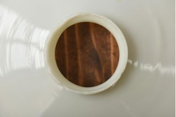 戦前　和製アンティーク　レトロな趣あふれる昔ながらの平笠ペンダントライト(天井照明、吊り下げ照明)