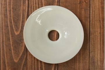 戦前　和製アンティーク　レトロな趣あふれる昔ながらの平笠ペンダントライト(天井照明、吊り下げ照明)