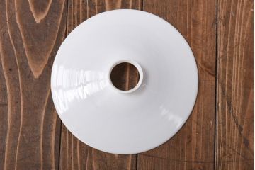 戦前　和製アンティーク　レトロな趣あふれる昔ながらの平笠ペンダントライト(天井照明、吊り下げ照明)(1)