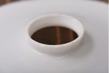 戦前　和製アンティーク　レトロな趣あふれる昔ながらの平笠ペンダントライト(天井照明、吊り下げ照明)(1)