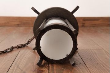 和製アンティーク　情緒あふれる佇まいが魅力的な吊り灯籠(天井照明、吊り下げ照明)
