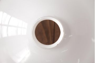 和製アンティーク　戦前　竹細工が味わい深いペンダントライト(竹編み、天井照明、電笠)