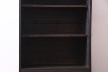 ラフジュ工房オリジナル　古建具リメイク　大正ロマンテイストの収納棚(戸棚、本箱、サイドキャビネット)