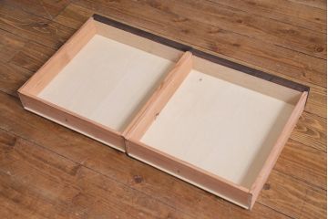 ラフジュ工房オリジナル　古建具リメイク　大正ロマンテイストの収納棚(戸棚、本箱、サイドキャビネット)