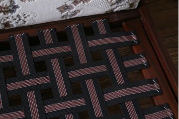 ヴィンテージ家具　イギリスビンテージ　チーク材　すっきりとしたデザインの3人掛けソファ(トリプルソファ、三人掛け、英国)(R-034630)