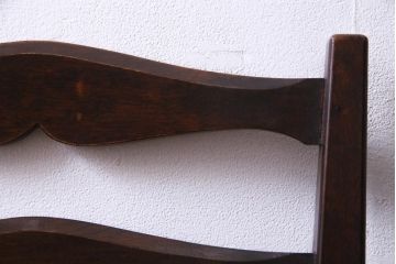 中古　松本民芸家具　#517型　ラッシチェア(ダイニングチェア、椅子)(定価約10万円)