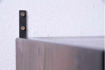 ラフジュ工房オリジナル　建具リメイク　大振り　和の風情感じるデザインが魅力的な壁掛け戸棚(ウォールシェルフ、吊り戸棚)