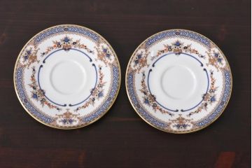 未使用品 ROYAL DOULTON(ロイヤルドルトン) 廃盤 BROADLANDS(ブロードランド) カップ&ソーサー2客セット(洋食器)