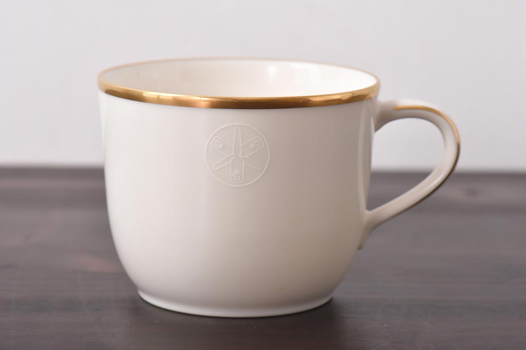 ■【未使用】Noritake Ivory China　ノリタケ アイボリーチャイナ 花柄 カップ&ソーサー 6客セット レトロ