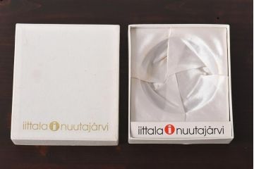未使用　iittala(イッタラ)　nuutajarvi(ヌータヤルヴィ)　外箱付き　プレート(お皿)