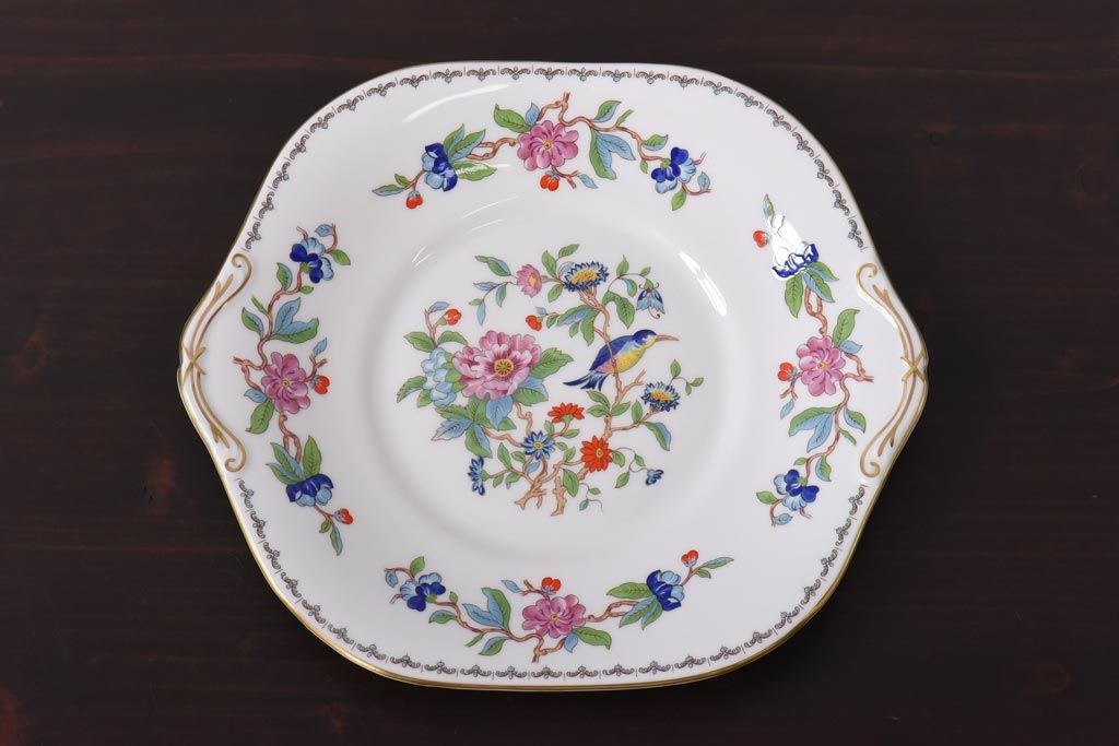 未使用品　AYNSLEY(エインズレイ)　Pembroke(ペンブロック)　BBプレート(盛皿、洋食器)