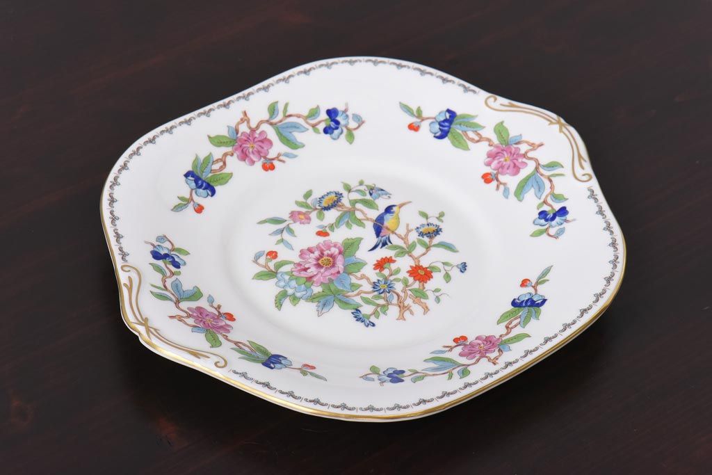 未使用品　AYNSLEY(エインズレイ)　Pembroke(ペンブロック)　BBプレート(盛皿、洋食器)