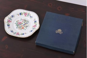 未使用品　AYNSLEY(エインズレイ)　Pembroke(ペンブロック)　BBプレート(盛皿、洋食器)
