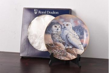 未使用品　ROYAL DOULTON(ロイヤルドルトン)　BRITISH OWLS　プレート(皿、洋食器)(2)