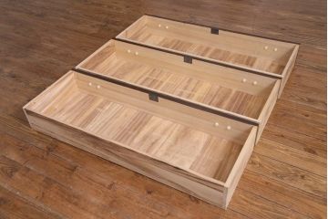 中古　国産　民芸箪笥　天板リメイク　気品漂う上質なつくりのチェスト(衣装箪笥、引き出し)(2)