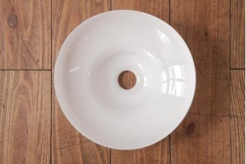 昭和初期　戦前　円盤型のシェードが魅力的なペンダントライト(天井照明、電笠)(1)