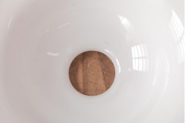 昭和初期　戦前　円盤型のシェードが魅力的なペンダントライト(天井照明、電笠)(2)