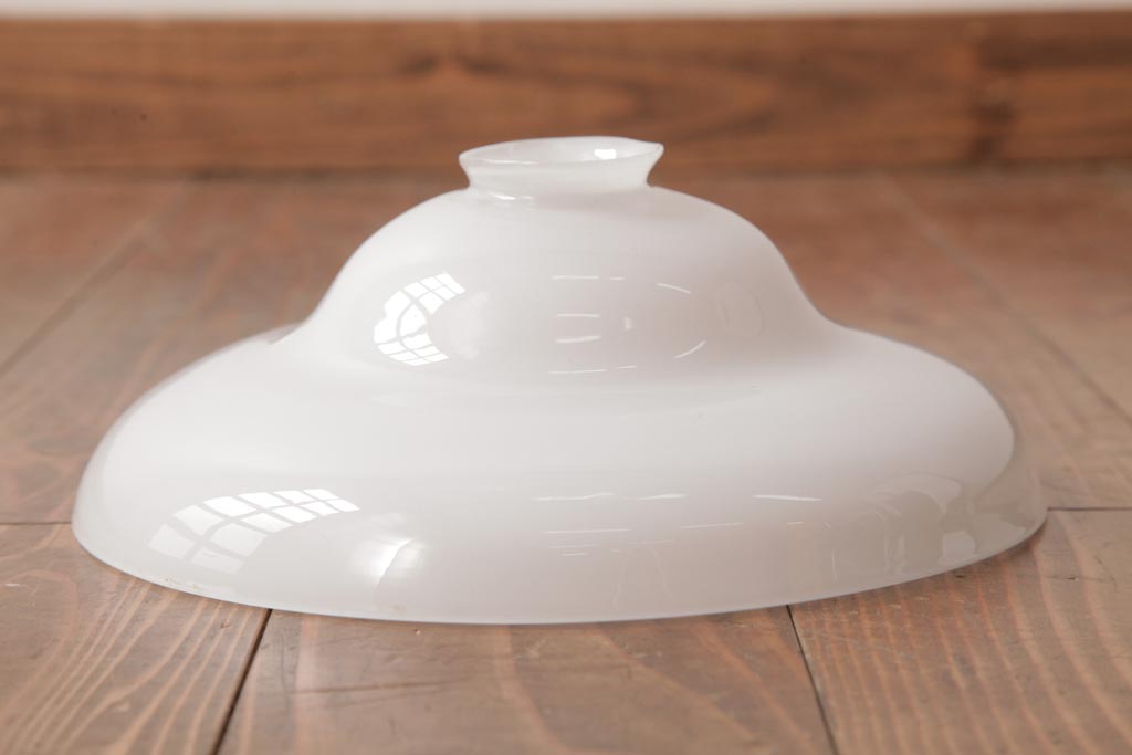 昭和初期　戦前　円盤型のシェードが魅力的なペンダントライト(天井照明、電笠)(2)