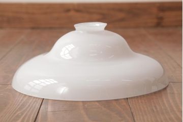 昭和初期　戦前　円盤型のシェードが魅力的なペンダントライト(天井照明、電笠)(2)