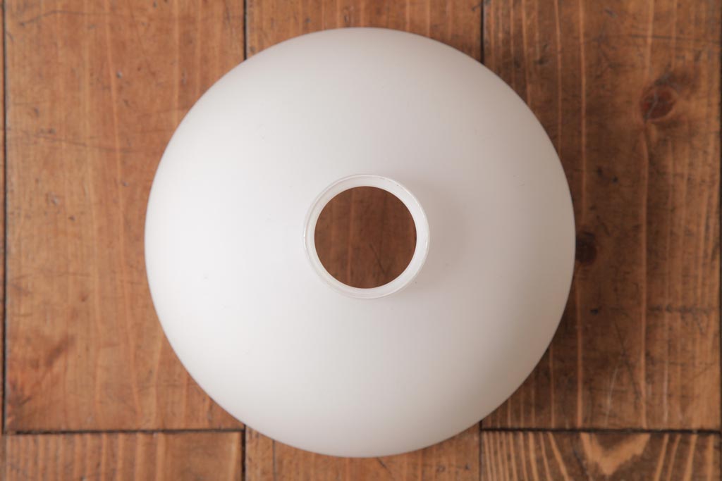 和製アンティーク　戦前　花型の銅金具が付いたペンダントライト(天井照明、シェード、電笠)