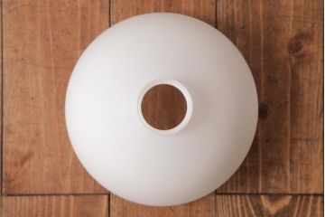 和製アンティーク　戦前　花型の銅金具が付いたペンダントライト(天井照明、シェード、電笠)