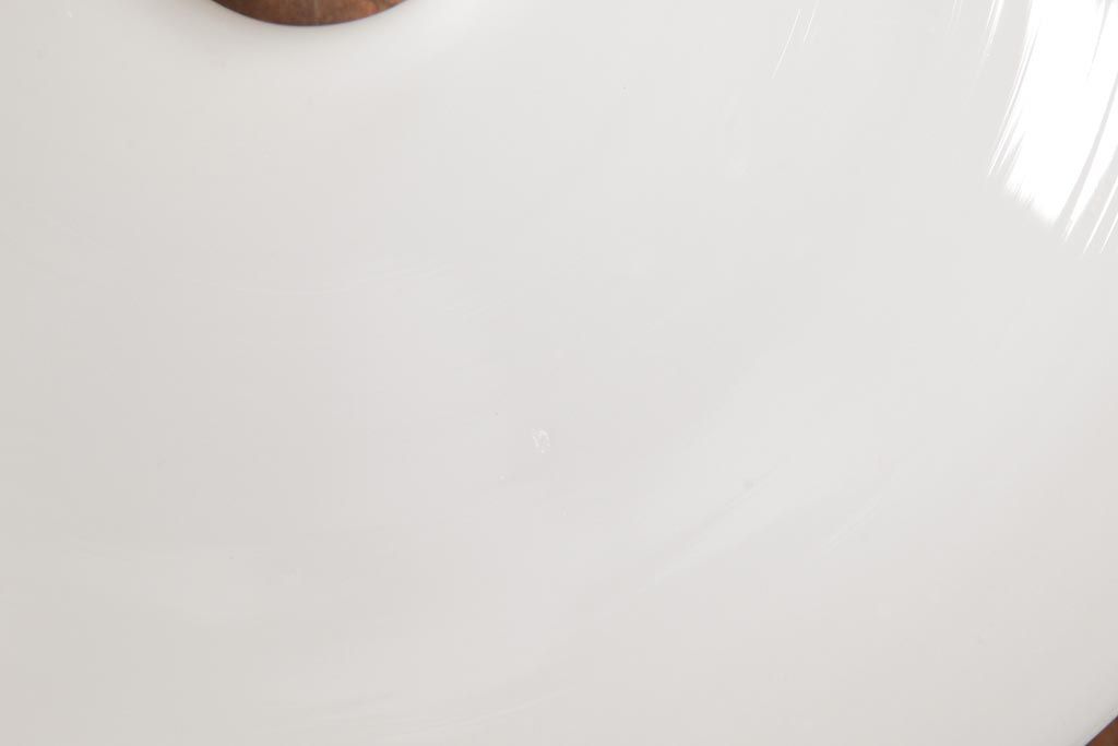 昭和初期　戦前　ノスタルジックな平笠シェードの天井照明(吊り下げ照明、ペンダントライト)(1)