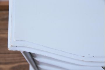 中古　リペイント　イタリア家具　フレンチテイストの魅力あふれるチェスト(引き出し、サイドボード)