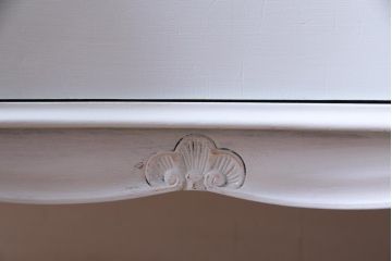 中古　リペイント　イタリア家具　フレンチテイストの魅力あふれるチェスト(引き出し、サイドボード)