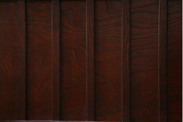 中古美品　国産　高級民芸家具　欅材・桐材　威厳のある雰囲気が魅力的な食器棚(収納棚、戸棚)