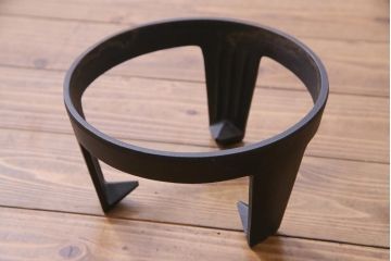 アンティーク雑貨　中古　伝統民芸家具　岩谷堂箪笥　56　美しい欅の杢目が迫力のある長火鉢(定価約45万円)