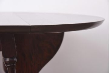 中古　松本民芸家具　松本民芸家具　#83型　上品な印象のバタフライ卓(バタフライテーブル、ドロップリーフテーブル)(定価約13万5千円)(1)