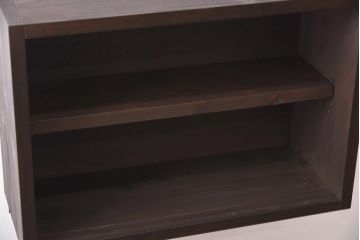 ラフジュ工房オリジナル　建具リメイク　透かし意匠が魅力的な壁掛け戸棚(収納棚、ウォールラック)(2)