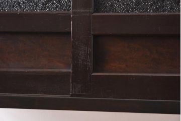 ラフジュ工房オリジナル　建具リメイク　透かし意匠が魅力的な壁掛け戸棚(収納棚、ウォールラック)(2)