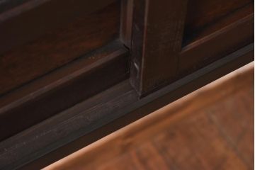 ラフジュ工房オリジナル　建具リメイク　透かし意匠が魅力的な壁掛け戸棚(収納棚、ウォールラック)(2)