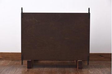 ラフジュ工房オリジナル　建具リメイク　透かし意匠が魅力的な壁掛け戸棚(収納棚、ウォールラック)(2)