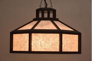 中古　松本民芸家具　激レア!　絶版品　情緒溢れる空間を演出する天井照明(吊り下げ照明)