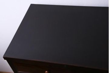 中古　松本民芸家具　すっきりとしたシルエットに美しい木目が映える整理タンス(箪笥、チェスト)