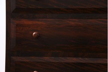 中古　松本民芸家具　すっきりとしたシルエットに美しい木目が映える整理タンス(箪笥、チェスト)