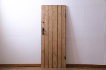 フランスアンティーク　素朴な雰囲気が魅力的なコテージドア(木製ドア、ディスプレイ、扉)(1)