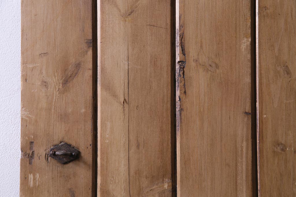 フランスアンティーク　素朴な雰囲気が魅力的なコテージドア(木製ドア、ディスプレイ、扉)(1)