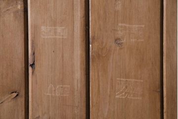 フランスアンティーク　素朴な雰囲気が魅力的なコテージドア(木製ドア、ディスプレイ、扉)(1)