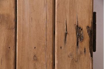 フランスアンティーク　素朴な雰囲気が魅力的なコテージドア(木製ドア、ディスプレイ、扉)(1)